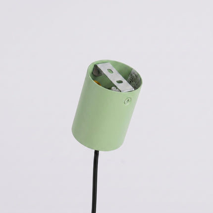 Suspension Bergen poutre 4 cônes 122 cm vert sauge, détail de la rotule