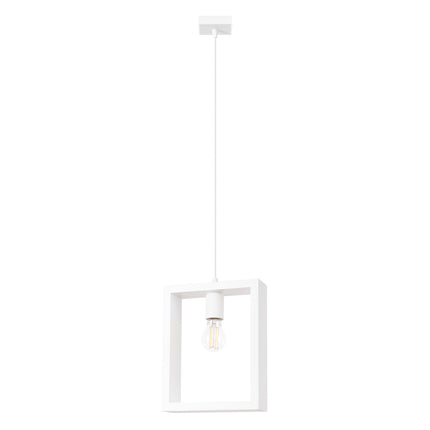 Packshot de la suspension Cadre Pure blanche sur fond blanc