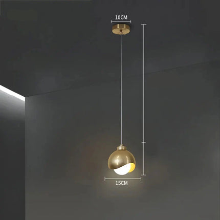 Détail de la structure en métal de la suspension à double tête