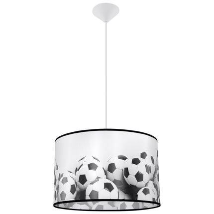 Suspension Enfant Ballons de Football 40 cm, vue d'ensemble sur fond blanc