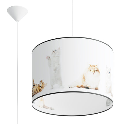 Suspension Enfant Chaton 40 cm, vue d'ensemble sur fond blanc