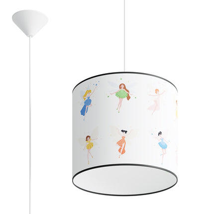 Suspension Enfant Fée 30 cm, vue d'ensemble sur fond blanc