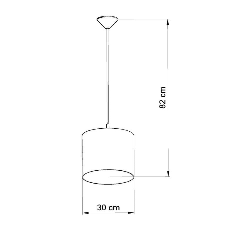Dimensions Suspension Enfant Hiboux 30 cm