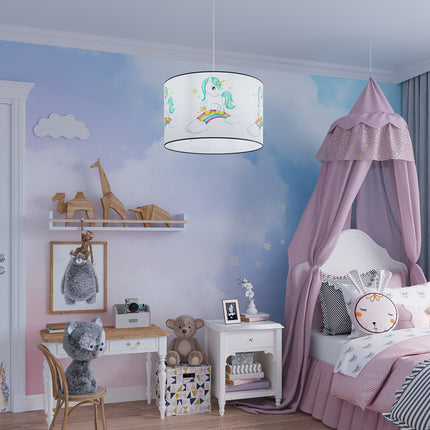 Suspension Enfant Licorne 40 cm, schéma des dimensions