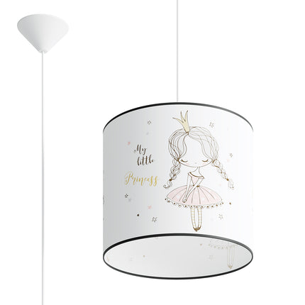 Suspension Enfant Princesse 30 cm, vue d'ensemble sur fond blanc