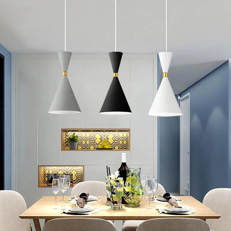 Dimensions Lámpara colgante LED geométrica nórdica