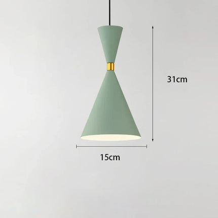 Suspension géométrique nordique coloris rose
