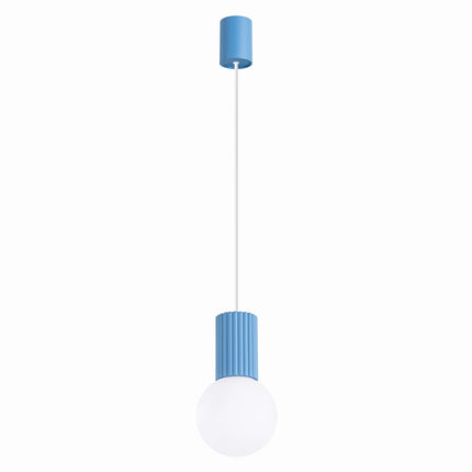 Suspension Halo 1 bleu ciel, packshot sur fond blanc