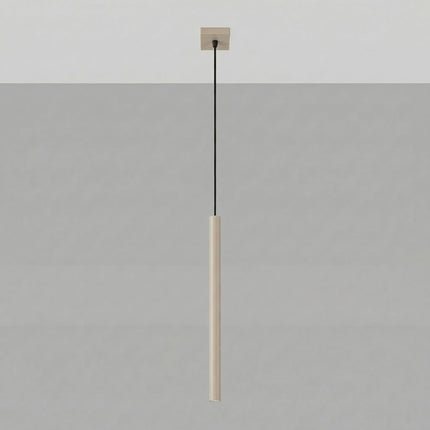 suspension halo 1 tube taupe en acier, vue en situation