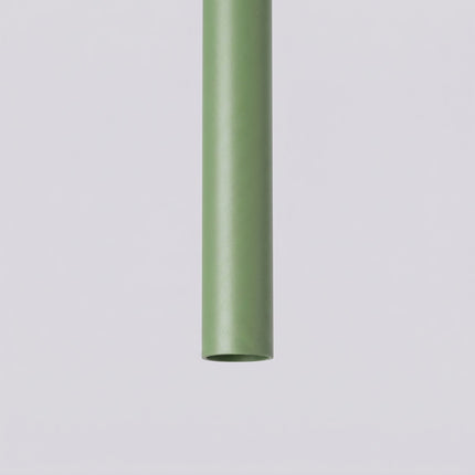 Suspension Halo 2 double tube acier vert sauge, vue de détail