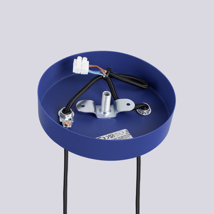 Suspension Halo 2 globes en grappe outremer, mécanisme et platine de montage