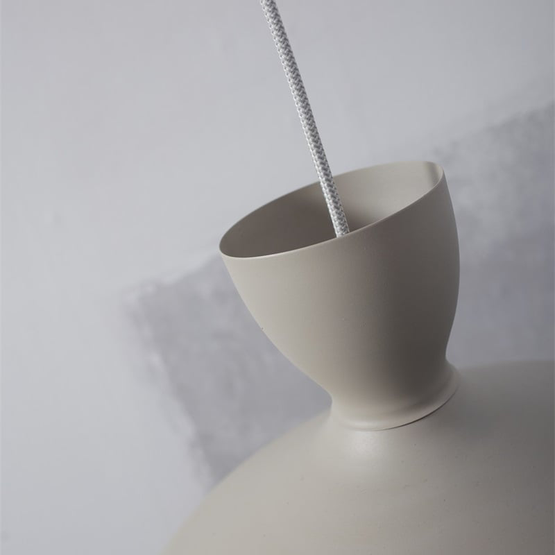 Dimensions Suspension Hanover Gris Clair Ø40 cm en Fer