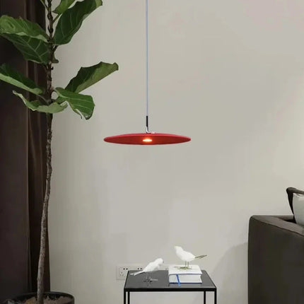 Détail du profil plat de la suspension italienne circulaire LED