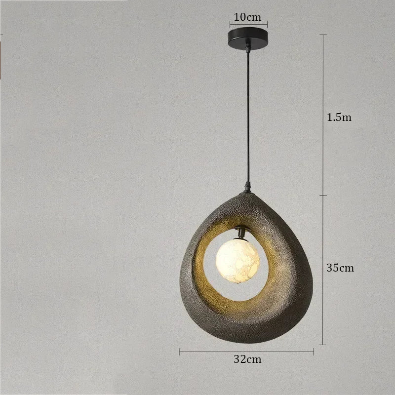 Dimensions Lámpara colgante minimalista japonesa