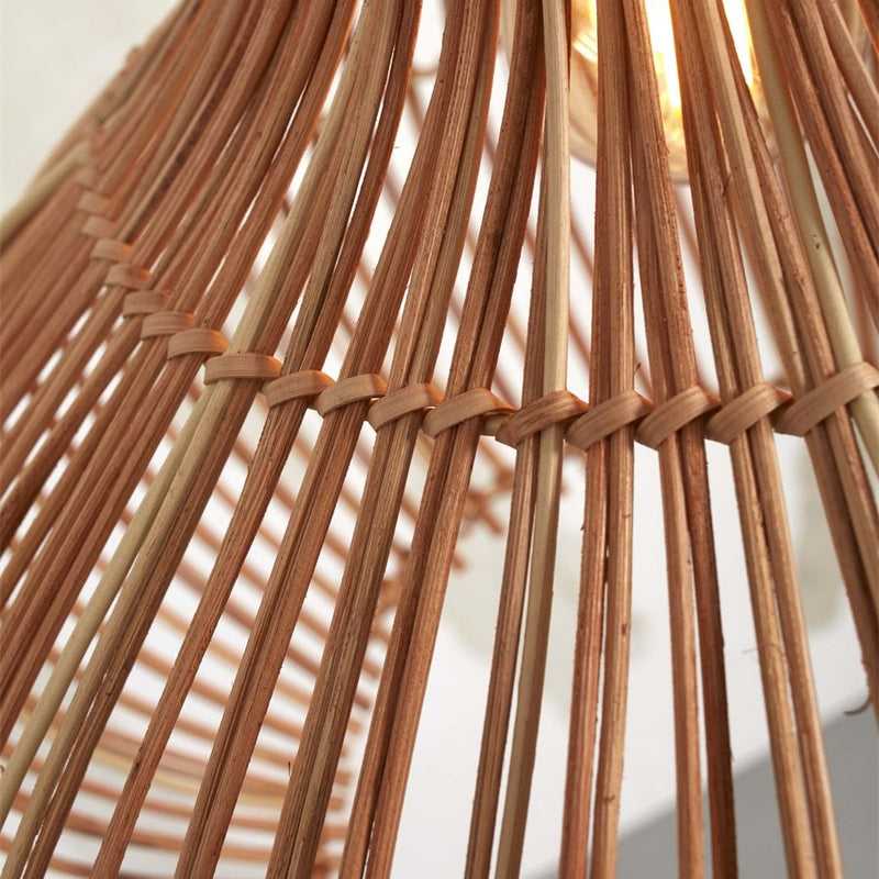 Dimensions Hängeleuchte Kalahari, geflochtenes Natur-Rattan, 32 cm