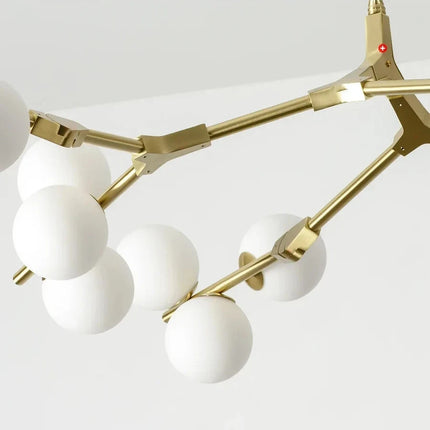 Suspension LED nordique branches d'arbre aux branches ajustables