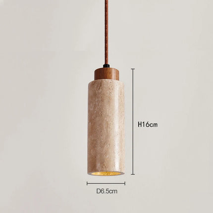 Suspension LED en pierre naturelle modèle A