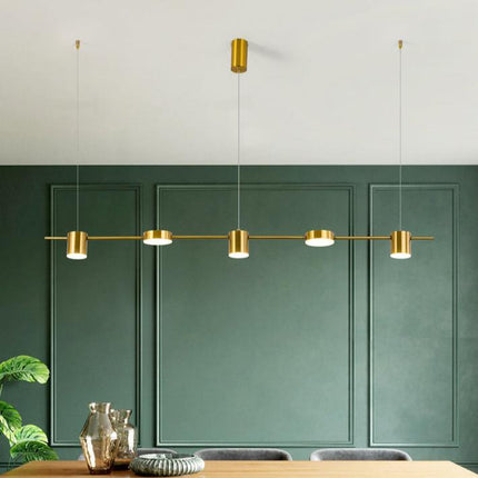 Minimalistische nordische LED-Kronleuchter-Pendelleuchte für eine warme Atmosphäre