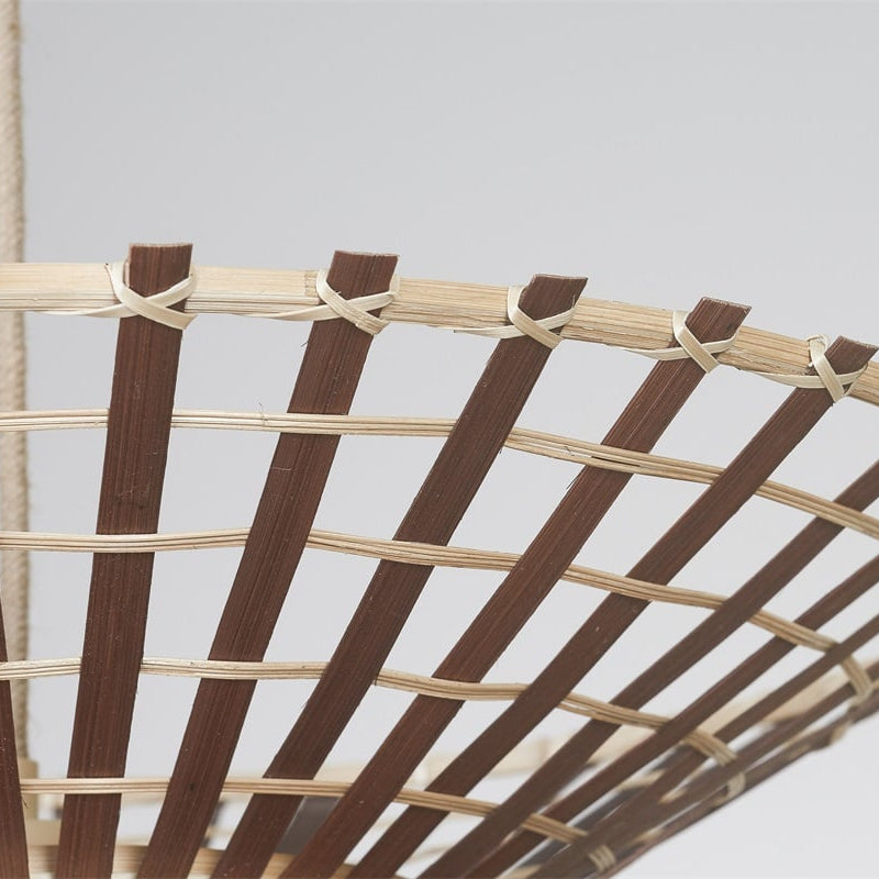 Dimensions Suspension Machu Picchu Bambou Tressé Naturel et Brun 57 cm