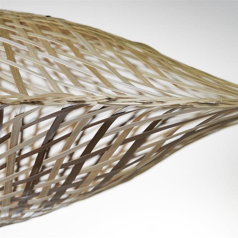 Dimensions Suspension Madura Bambou Tressé Naturel et Brun 44 cm