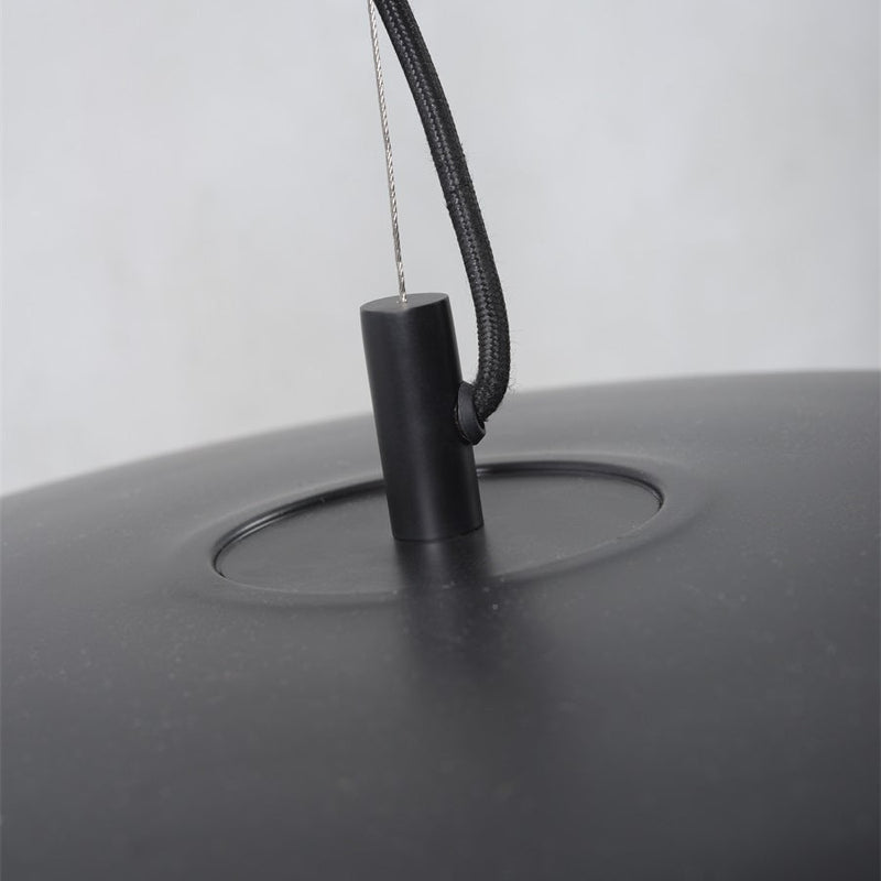 Dimensions Suspension Dôme Aluminium Marseille Noire 48,5 cm