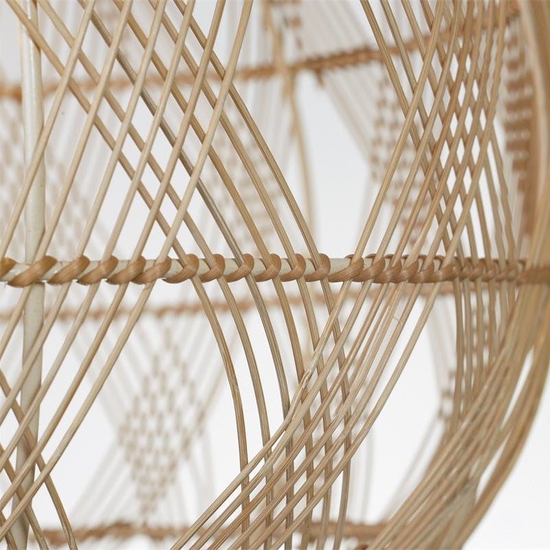 Dimensions Suspension Mendoza Bambou Tressé Naturel 35 cm