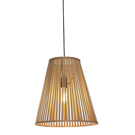 Dimension diagram of the pendant light Merapi in natural bamboo, diameter 40 cm