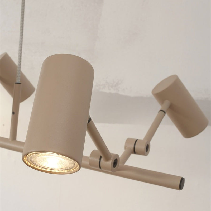 Dimensions Suspension Montreux 6 Bras Orientables Fer Sable 100 cm