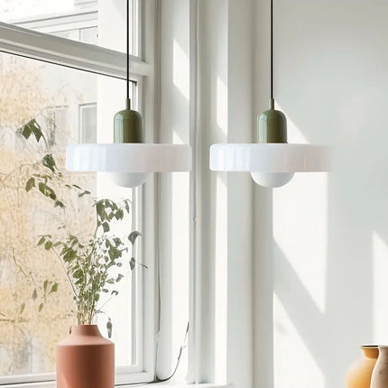 Nordische Retro-Glas-Pendelleuchte