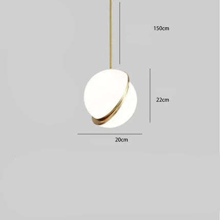Câble ajustable de 150 cm de la suspension double demi-sphère