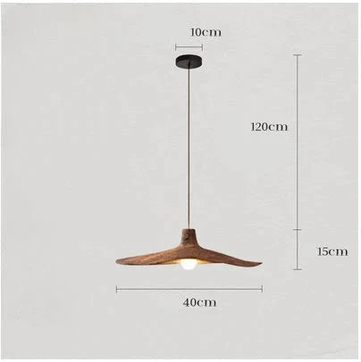 Suspension ondulée en résine, modèle de 40 cm de diamètre
