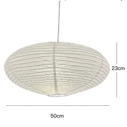 Suspension japonaise en papier de riz, modèle de 50 cm de diamètre