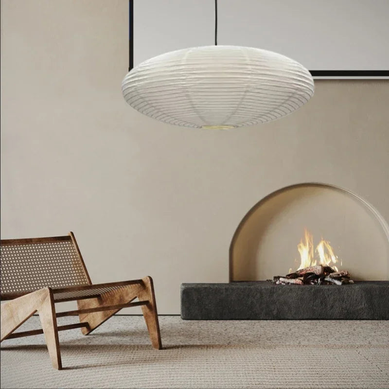 Dimensions Japanese Rice Paper Pendant Light