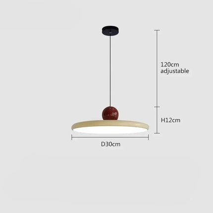 Suspension plate nordique coloris beige