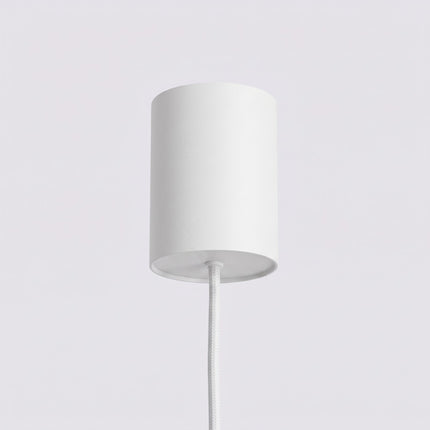 Suspension poutre 4 spots Aura blanc, mécanisme de montage