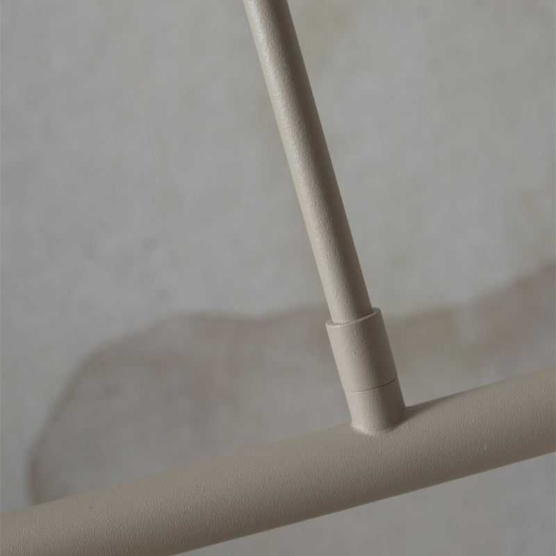 Dimensions Suspension Sapporo 3 Disques Verre Blanc et Sable 115 cm