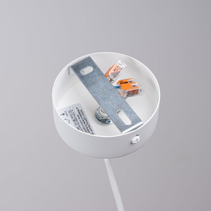 Suspension Saturne 1 Blanche, vue produit