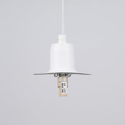 Suspension Saturne 1 Blanche, vue produit 2