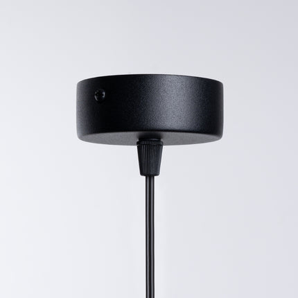 Suspension Saturne 1 Noire, détail d'ensemble