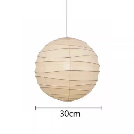 Suspension sphérique papier de riz japonaise diamètre 30 cm