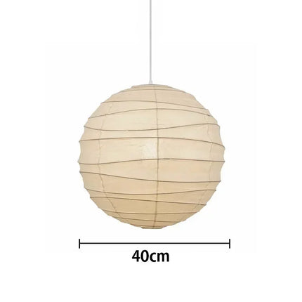 Suspension sphérique papier de riz japonaise diamètre 40 cm