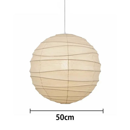 Suspension sphérique papier de riz japonaise diamètre 50 cm