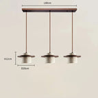 Dunkles Holz – 3 Lampen
