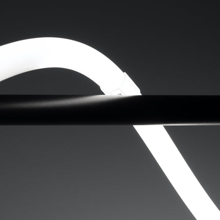 Détail du tube LED souple blanc de la Suspension Tube LED Réglable 148 cm