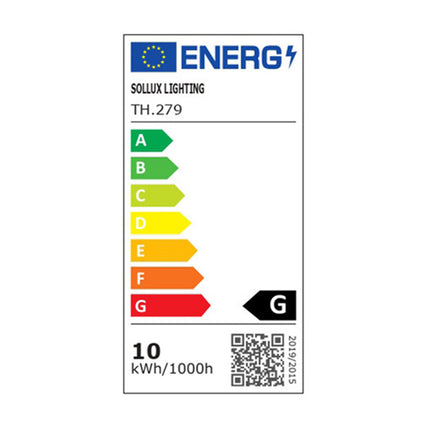 Étiquette énergétique européenne de la Suspension Tube LED Réglable