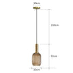 Ambré A 13cm / Or