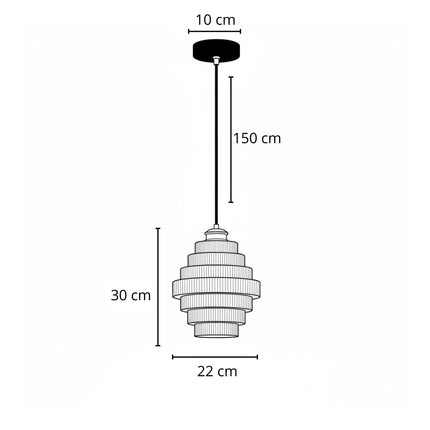 Nordic Glass Pendant Light Elegant Floor