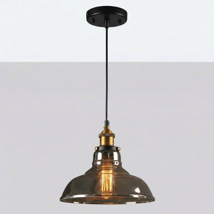 Suspension Verre Industrielle Nordique Originale