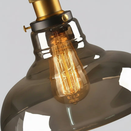 Suspension Verre Industrielle Nordique Originale