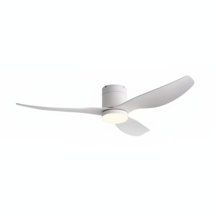 Ventilateur de Plafond Silencieux LED intégrée - Blanc & ABS Blanc